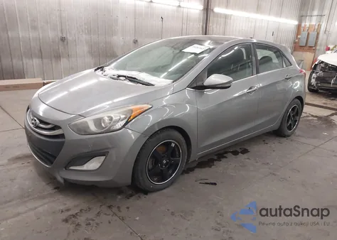2014 Hyundai Elantra Gt Base W/Blue from USA, damaged, VIN KMHD35LH9EU171851